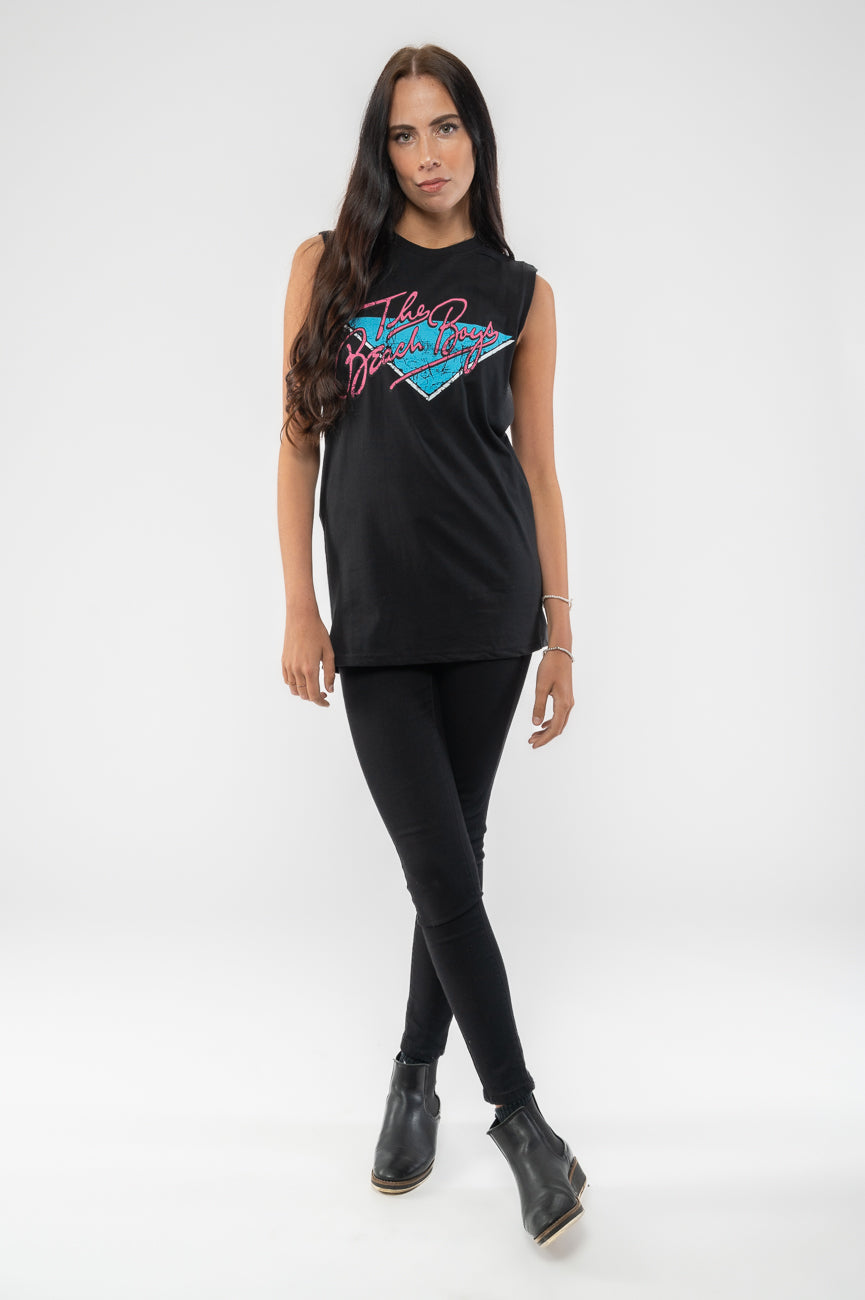 The Beach Boys Retro Vintage Muscle Tank Vest product image 2