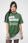 Bob Marley Exodus Striped Logo T Shirt product image 1