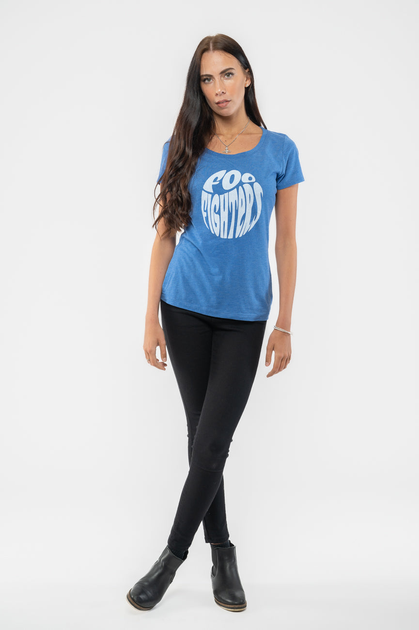 Foo Fighters 70's Band Logo Skinny Fit T Shirt product image 2