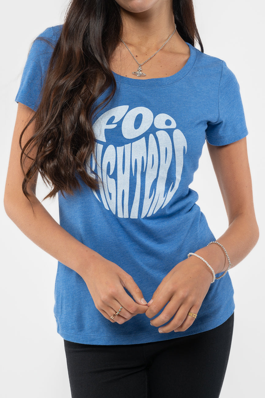 Foo Fighters 70's Band Logo Skinny Fit T Shirt product image 3