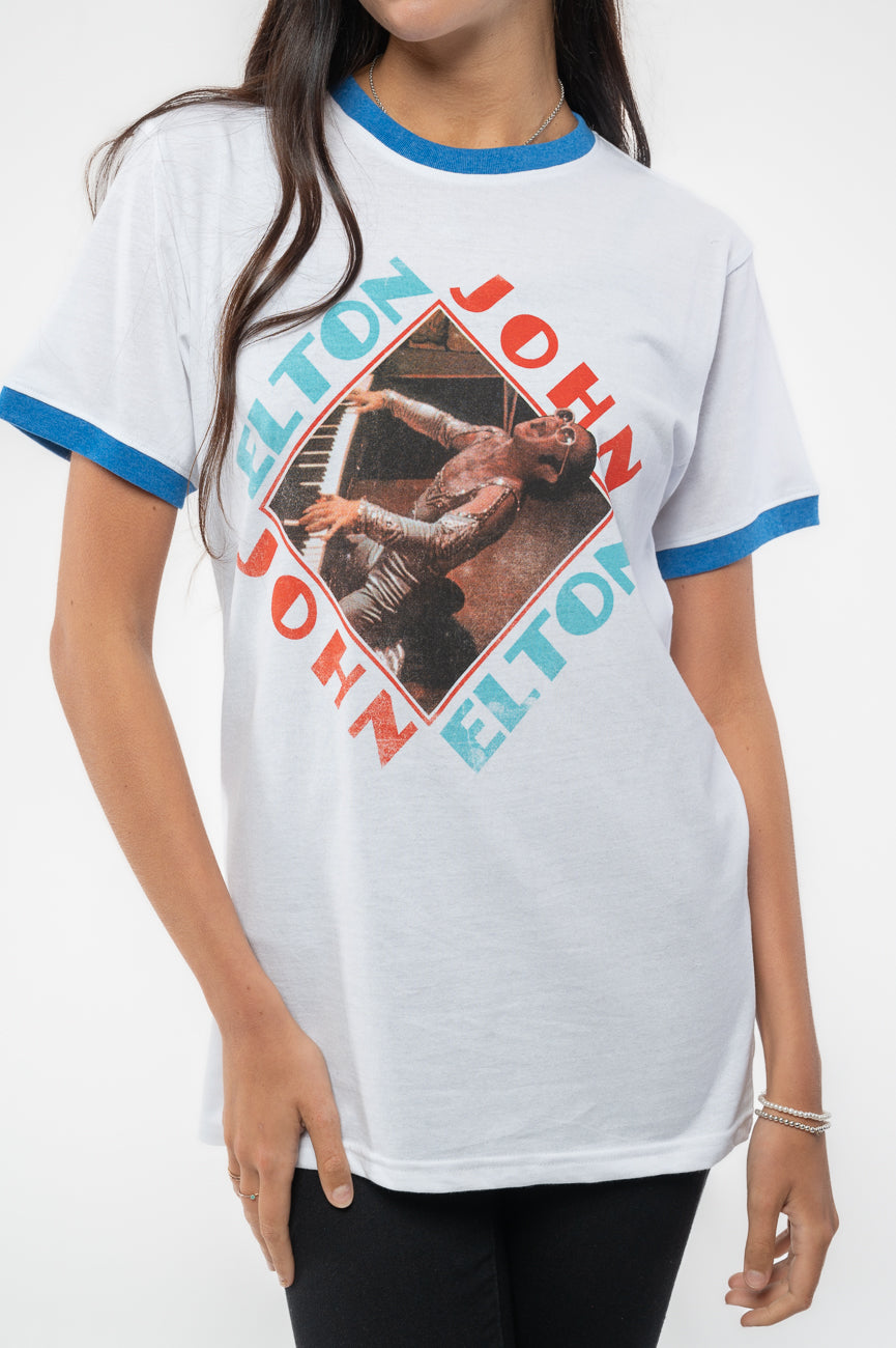 Elton John Piano Diamond Ringer Tee product image 3