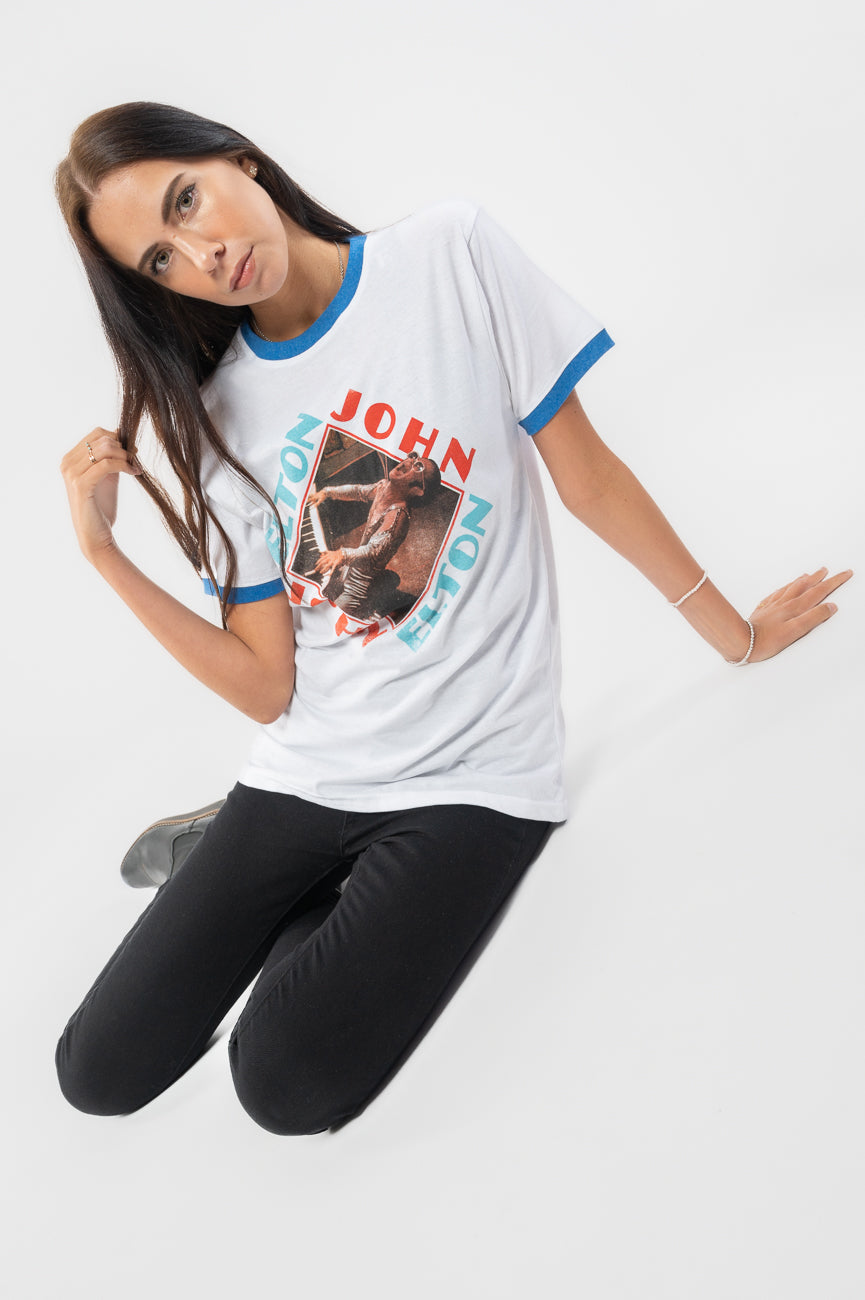 Elton John Piano Diamond Ringer Tee product image 5