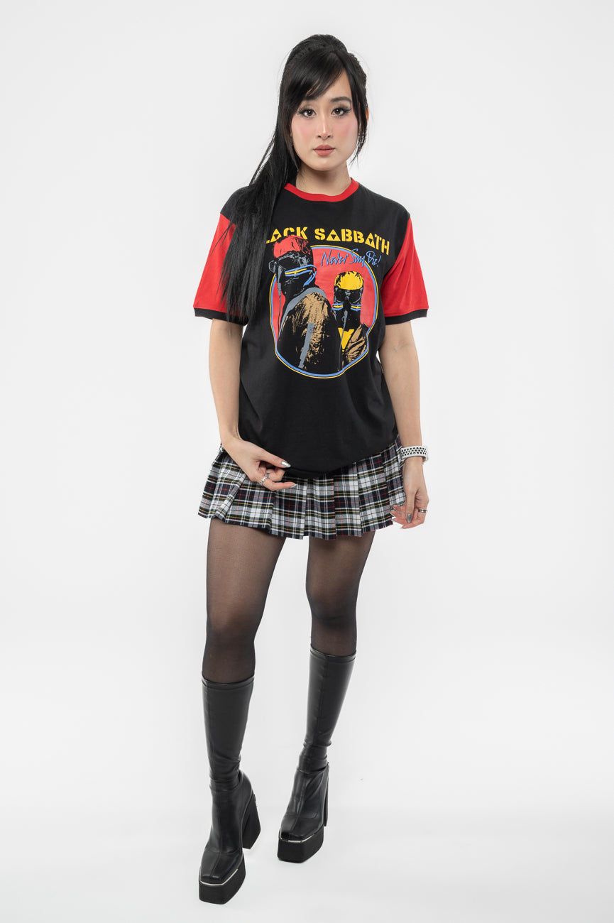 Black Sabbath Never Say Die Ringer T Shirt product image 2