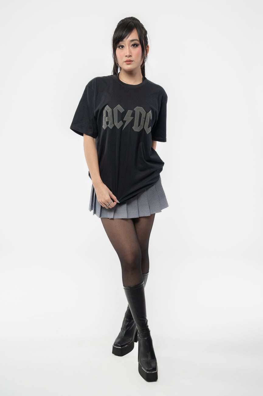 AC/DC Hi Build Voltage Band Logo T Shirt product image 2