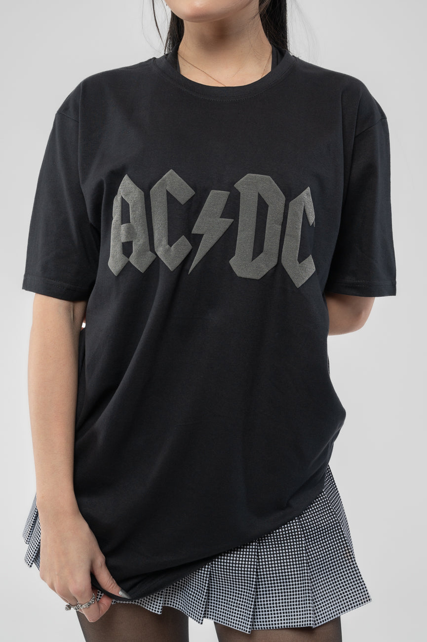 AC/DC Hi Build Voltage Band Logo T Shirt product image 3
