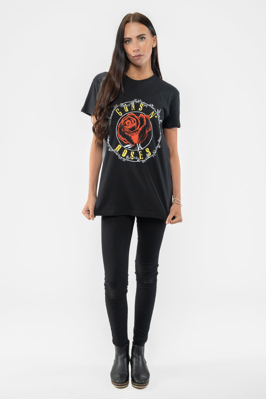 Guns N' Roses Rose Circle T Shirt product image 2