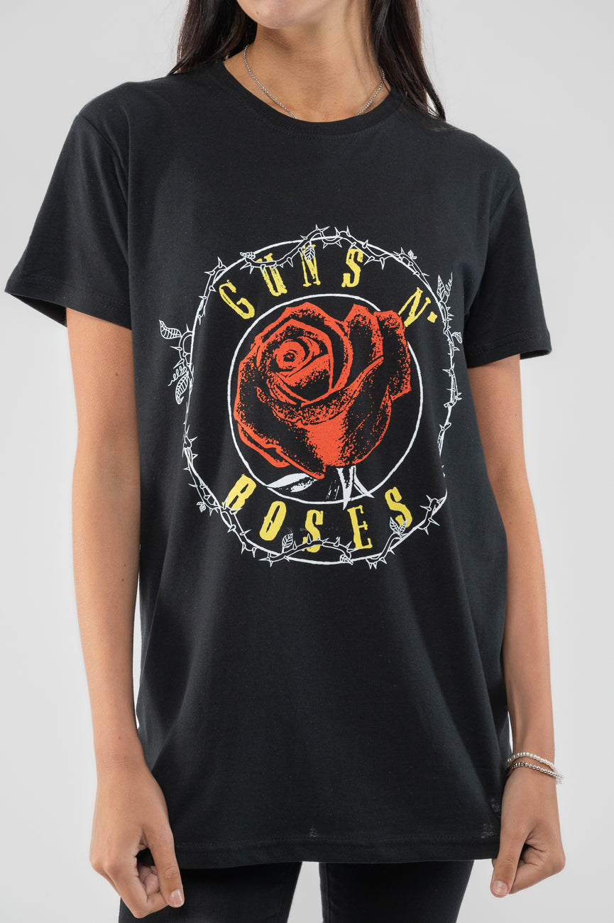 Guns N' Roses Rose Circle T Shirt product image 3