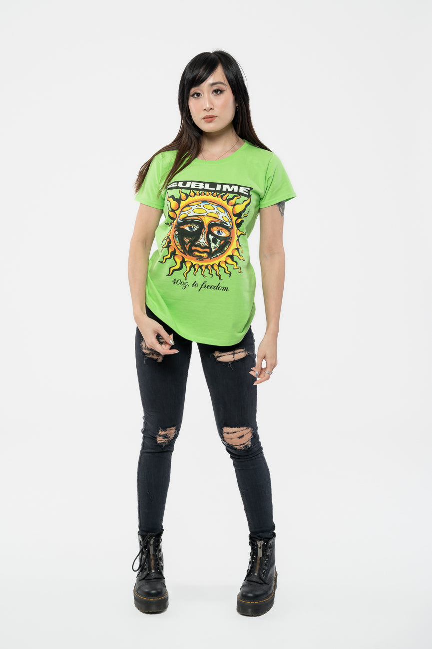 Sublime 40oz To Freedom Skinny T Shirt product image 2