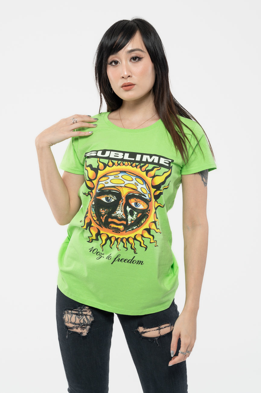 Sublime 40oz To Freedom Skinny T Shirt product image 1