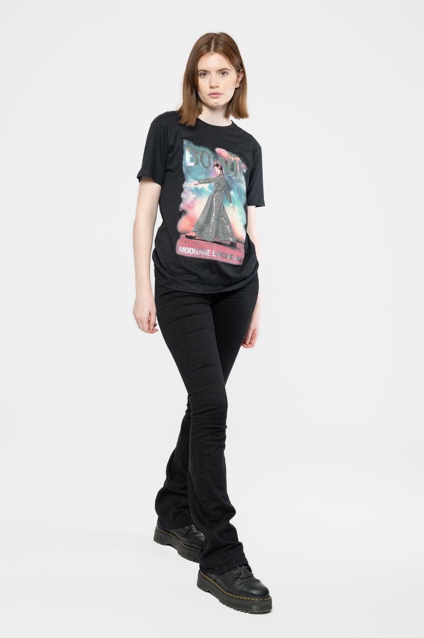 David Bowie Moonage Daydream Glitter print T Shirt product image 2