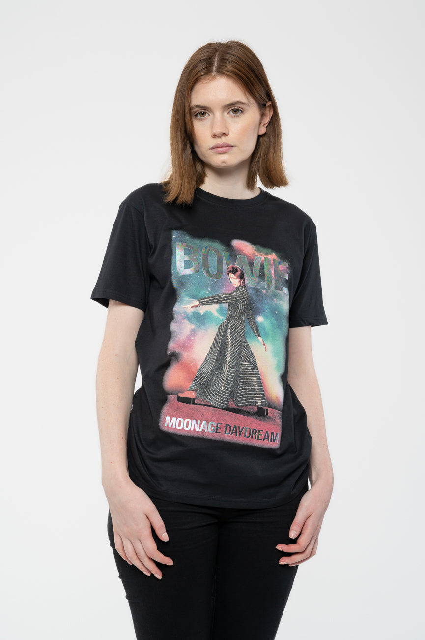 David Bowie Moonage Daydream Glitter print T Shirt product image 1