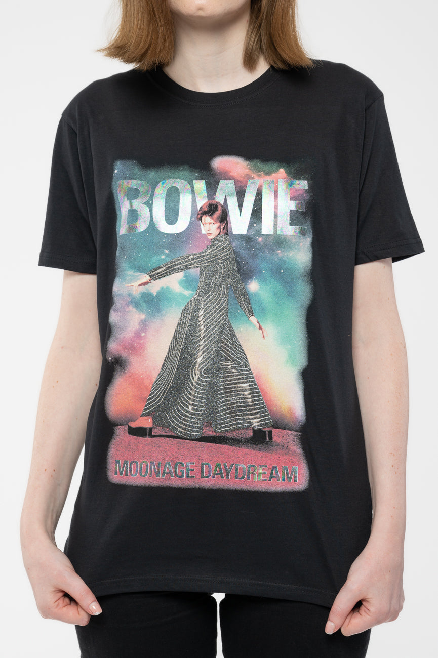 David Bowie Moonage Daydream Glitter print T Shirt product image 3