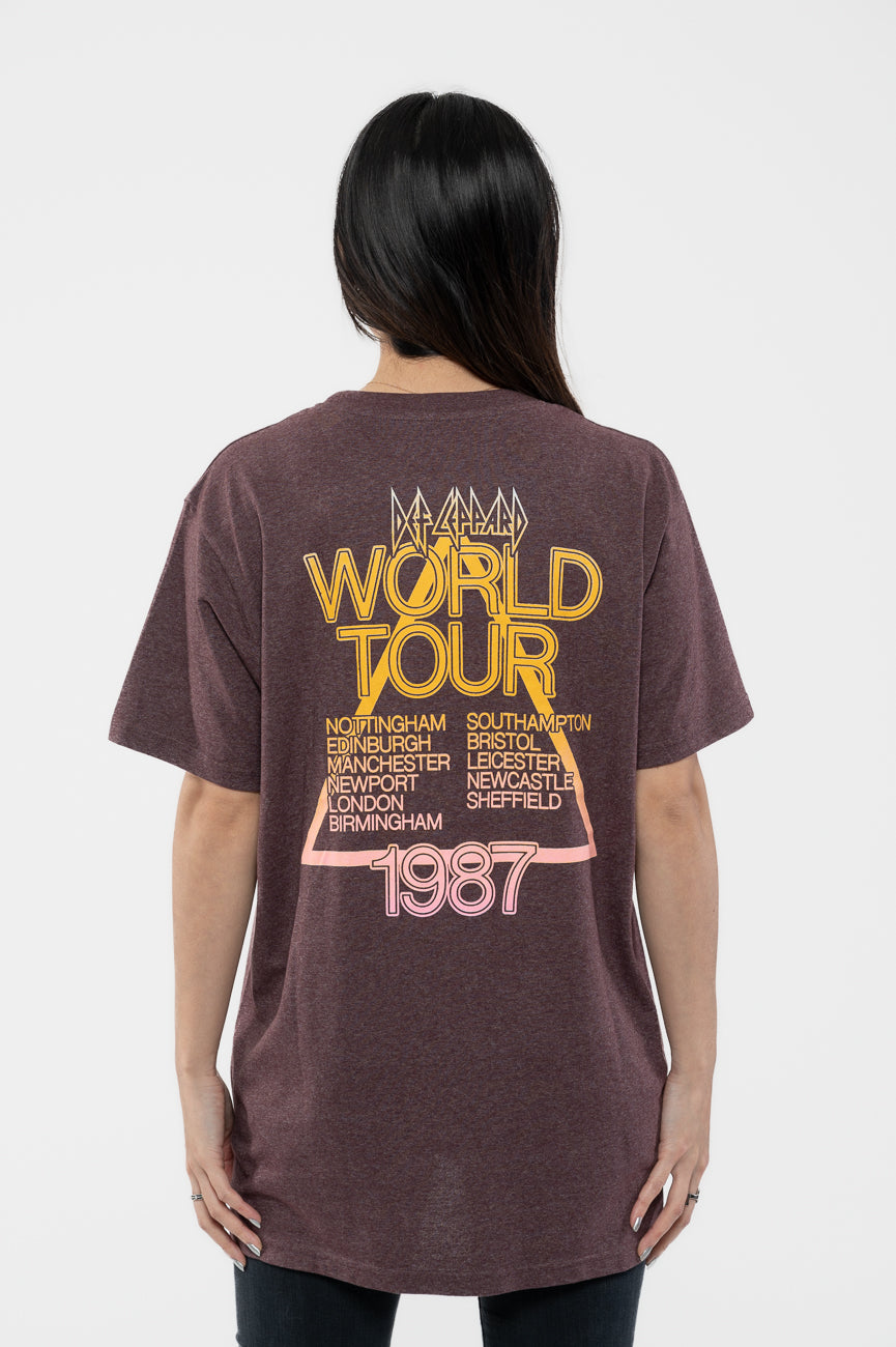 Def Leppard Hysteria World Tour T Shirt product image 3