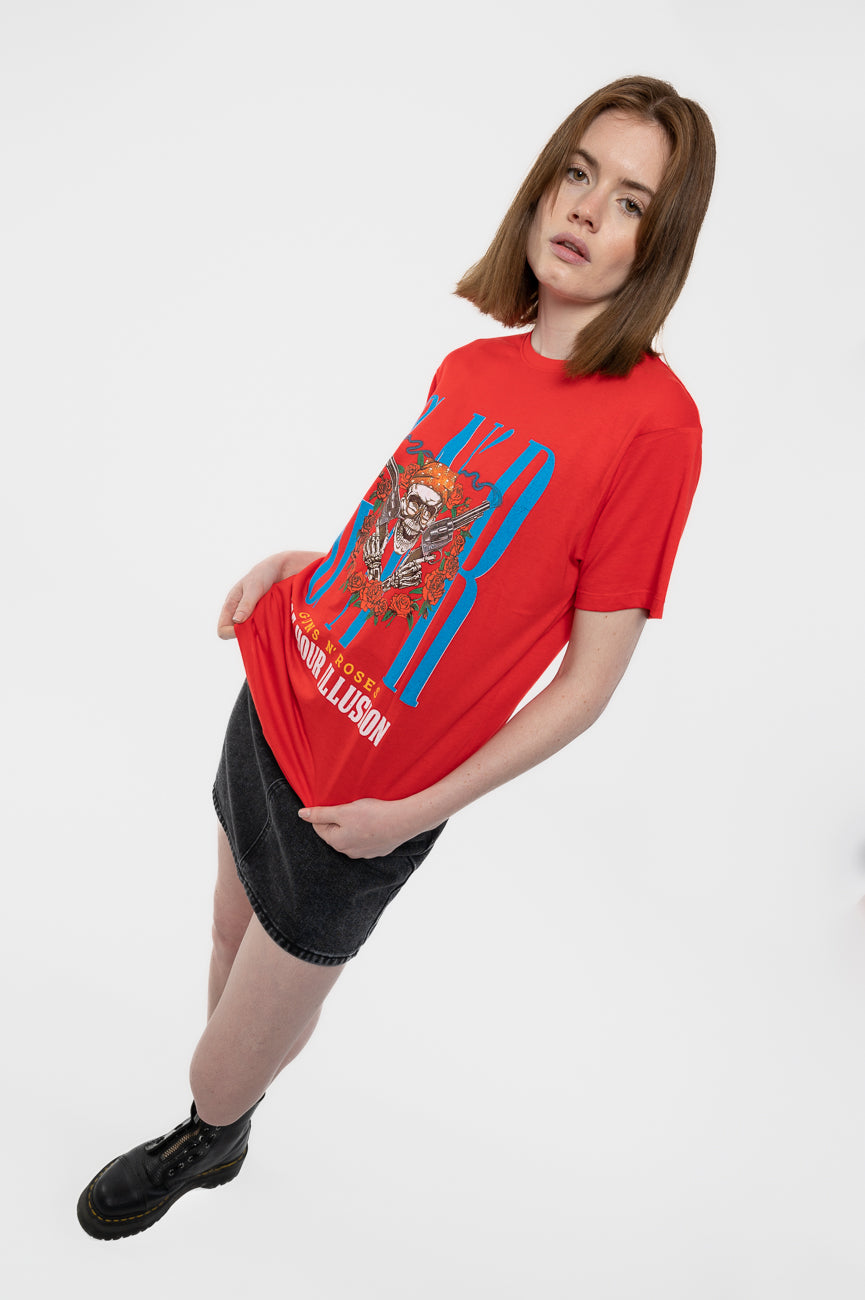 Guns N' Roses Bandana Skull T Shirt product image 5