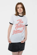 The Rolling Stones Signature Band Logo Ringer T Shirt product image 1