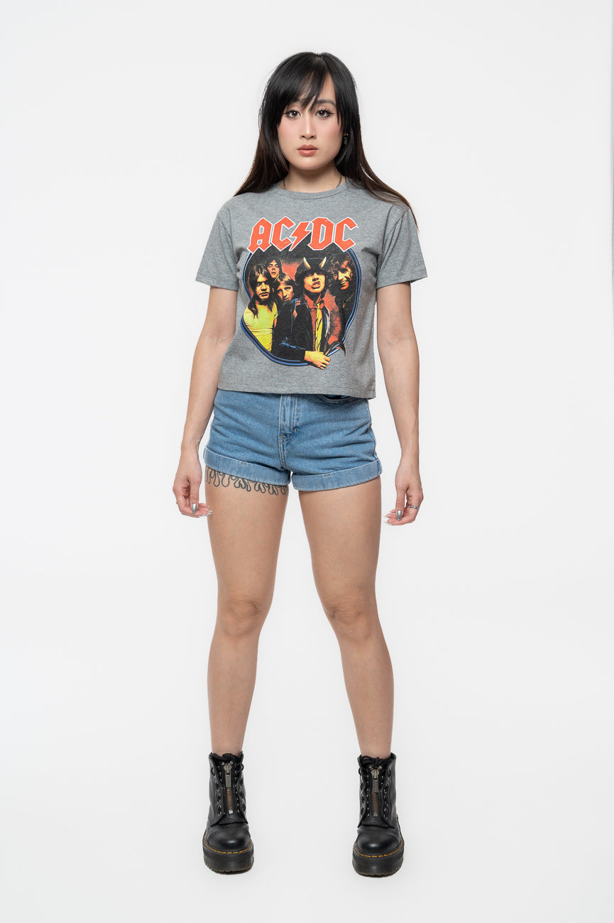 AC/DC Highway To Hell Circle Crop Top product image 2