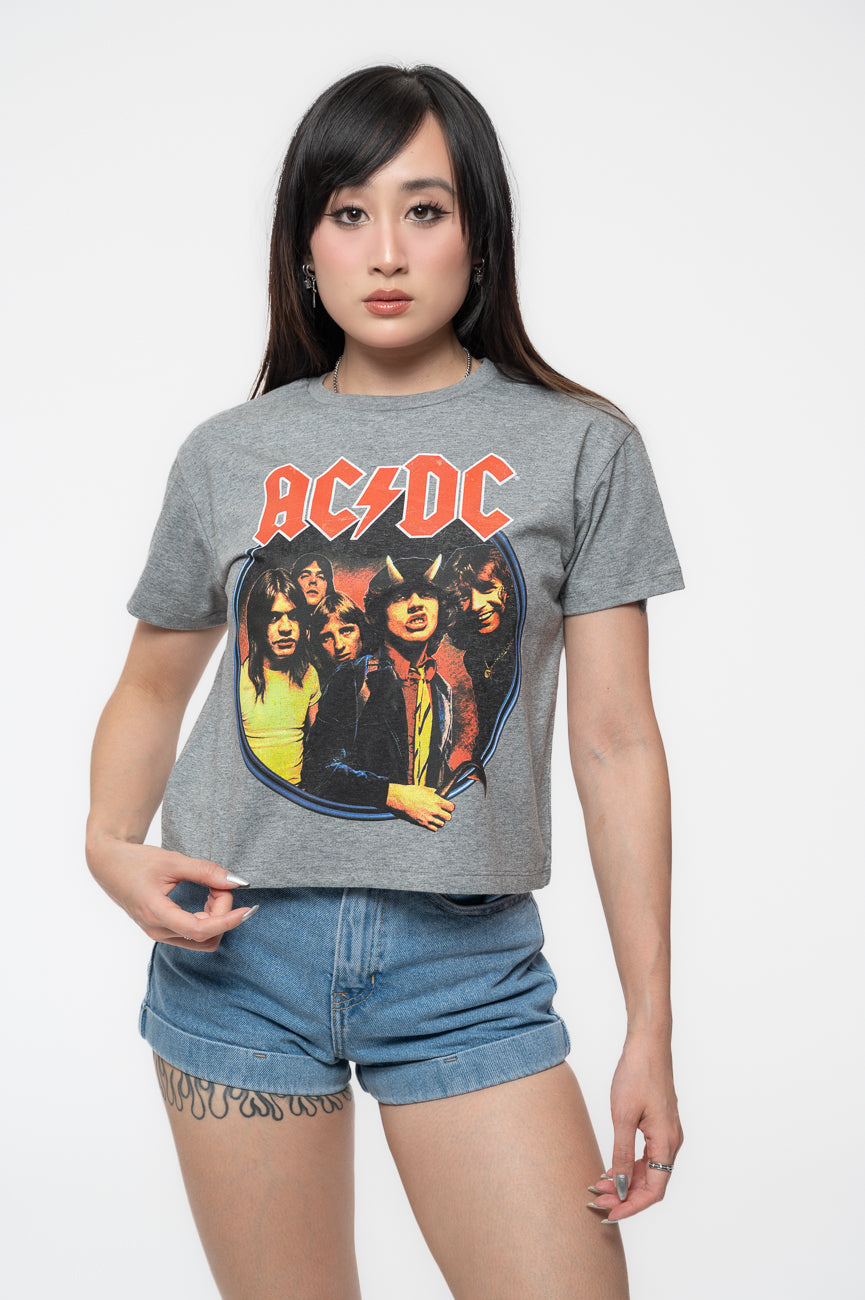 AC/DC Highway To Hell Circle Crop Top product image 1