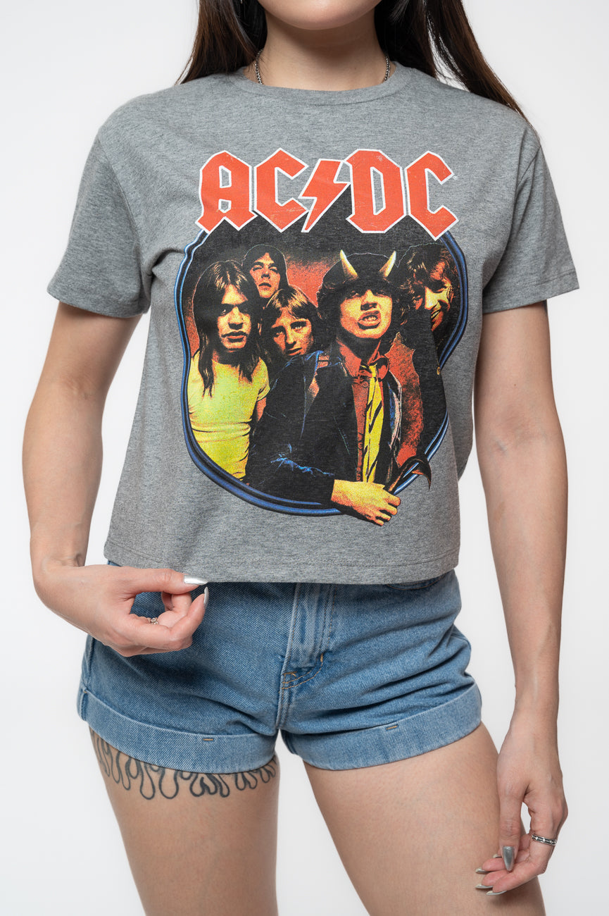 AC/DC Highway To Hell Circle Crop Top product image 3