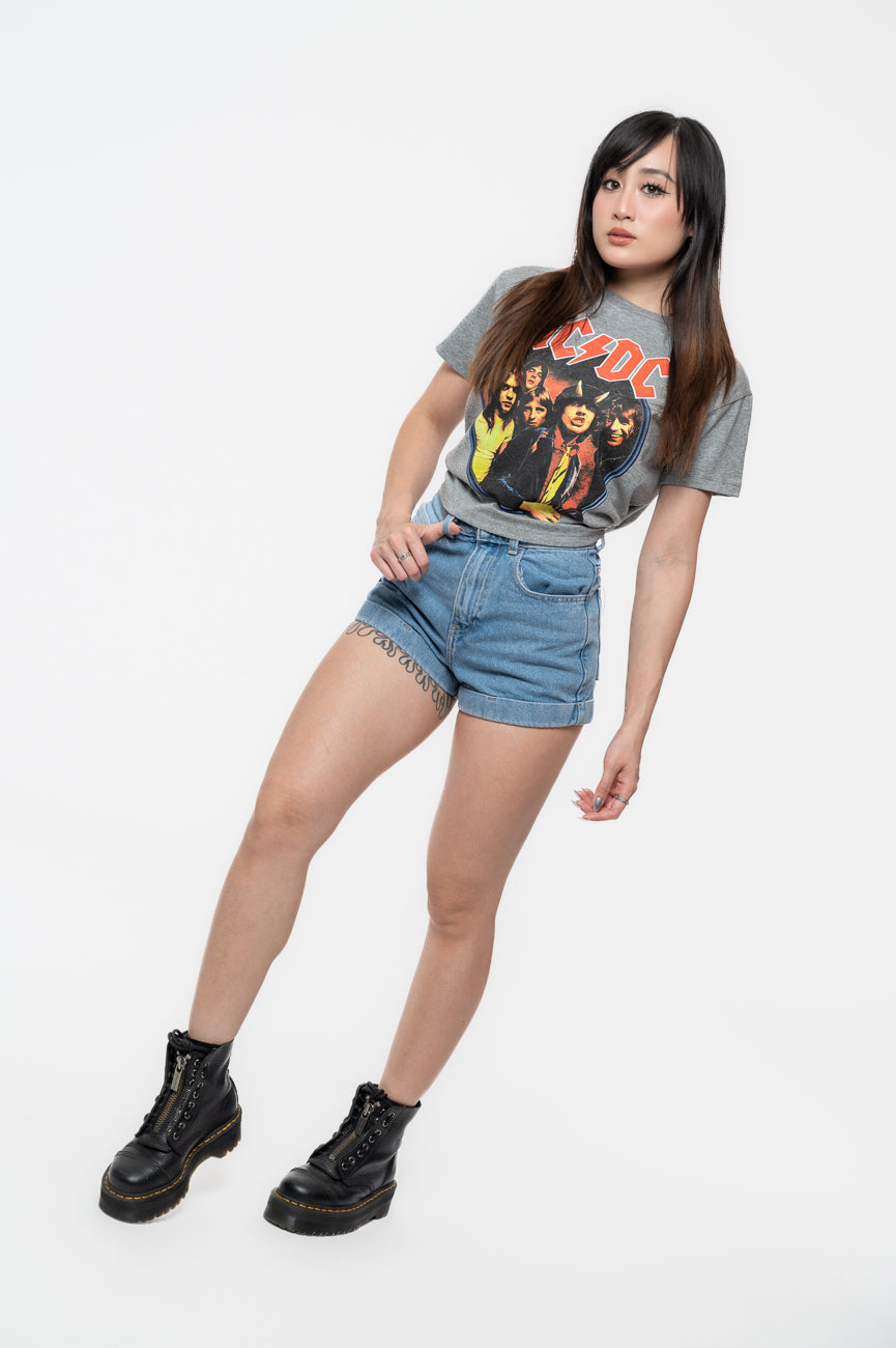 AC/DC Highway To Hell Circle Crop Top product image 5
