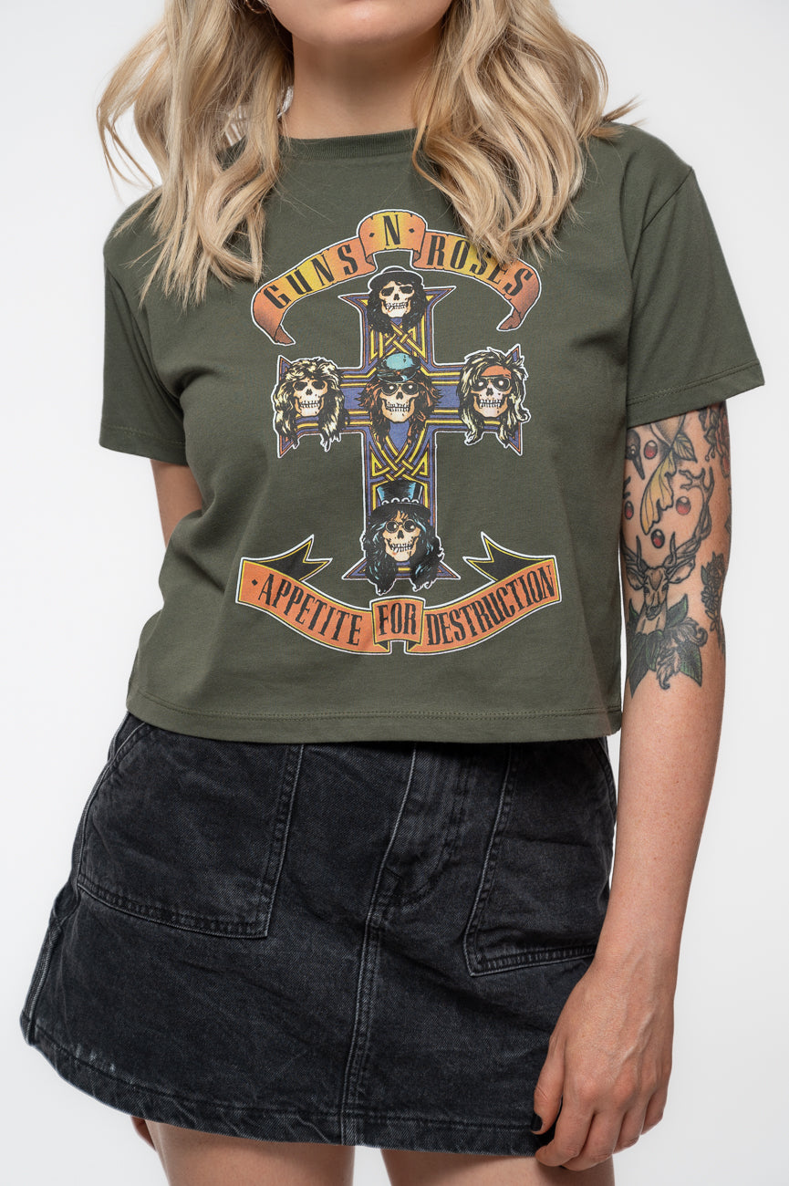 Guns N' Roses Appetite For Destruction Crop Top product image 3