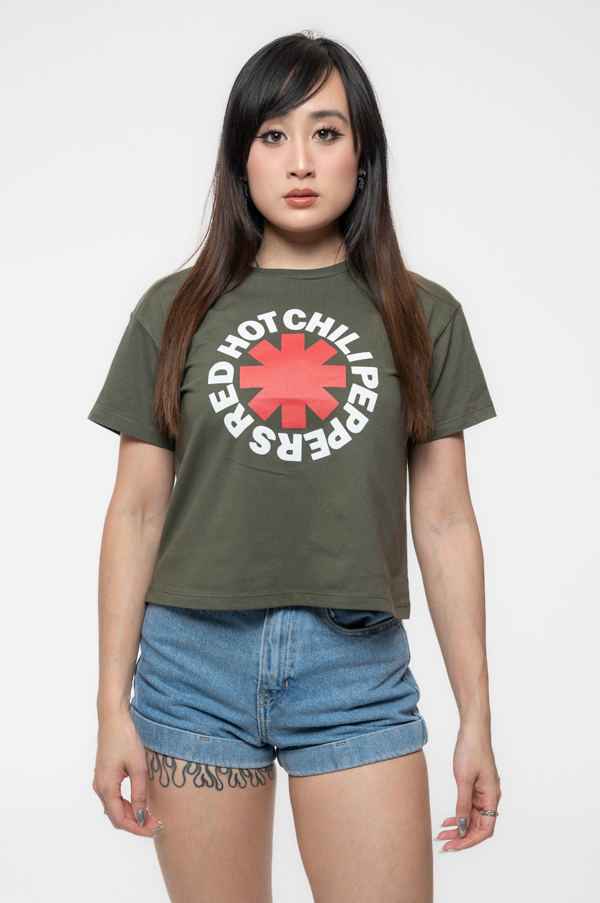 Red Hot Chili Peppers Classic Asterisk Crop Top product image 1