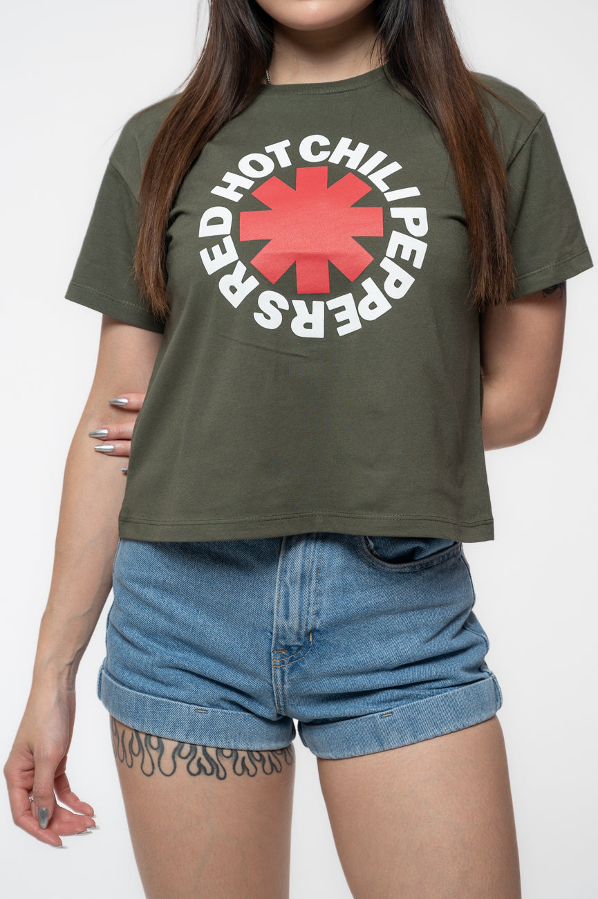 Red Hot Chili Peppers Classic Asterisk Crop Top product image 3