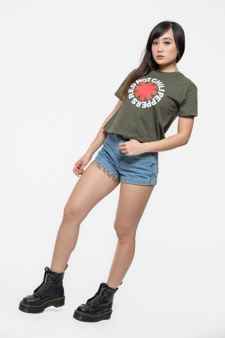 Red Hot Chili Peppers Classic Asterisk Crop Top product image 5