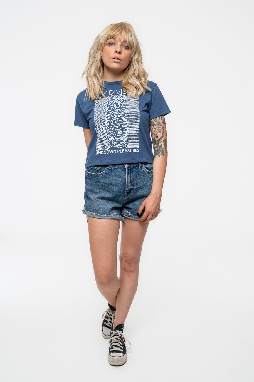 Joy Division Unknown Pleasures Crop Top product image 2