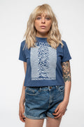 Joy Division Unknown Pleasures Crop Top product image 1
