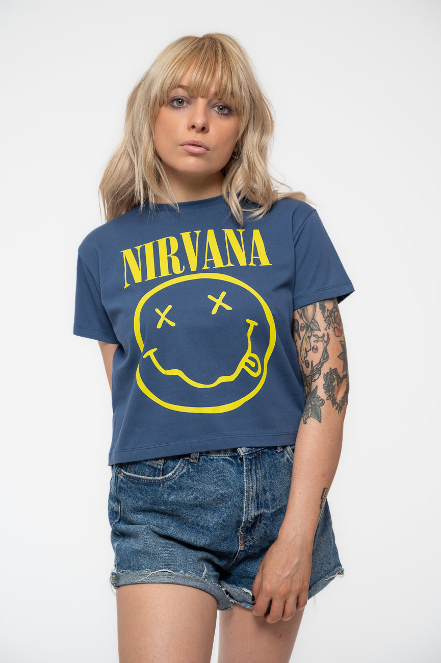 Nirvana Flower Sniffin Crop Top product image 1