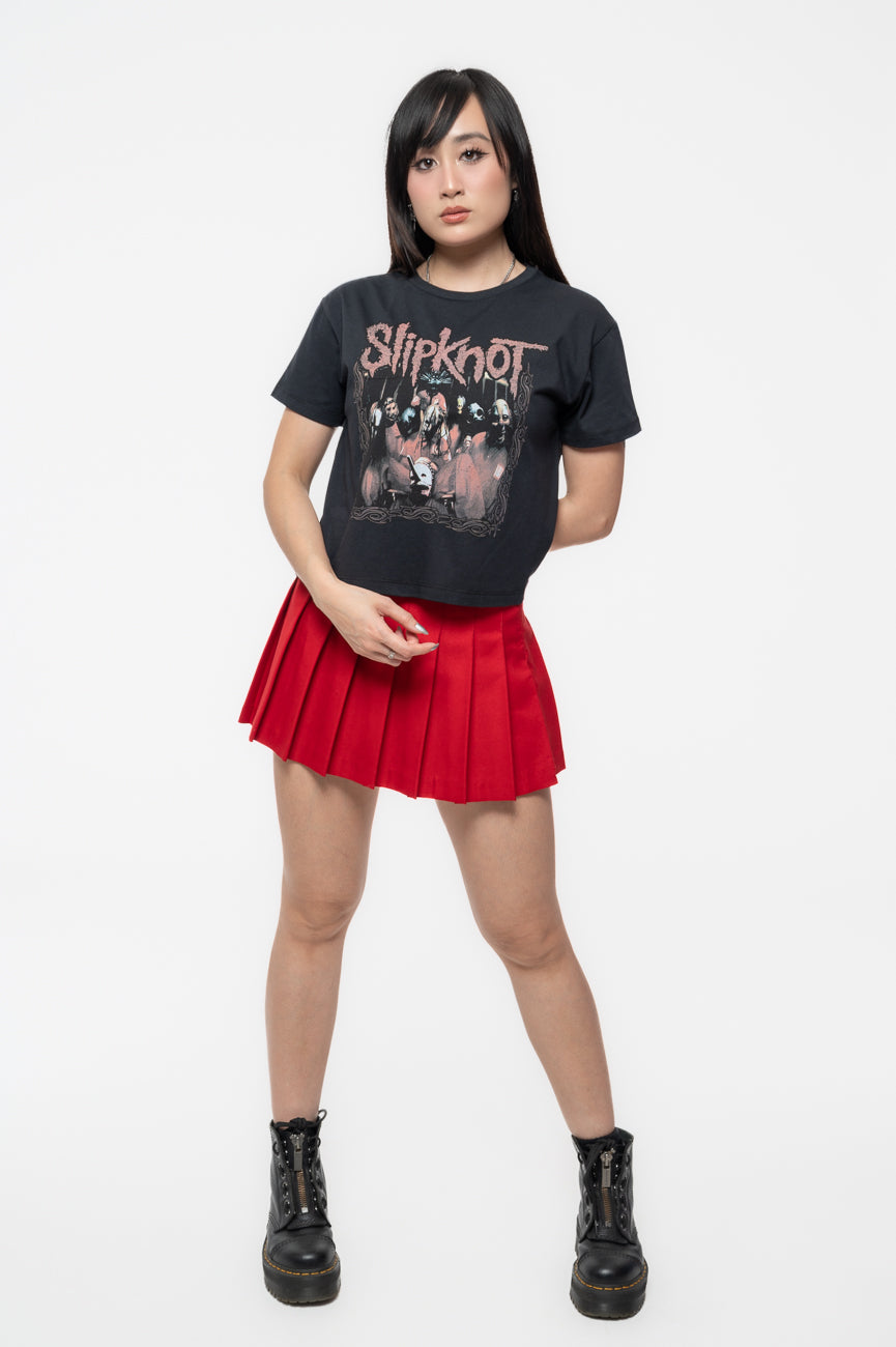 Slipknot Band Frame Crop Top product image 2