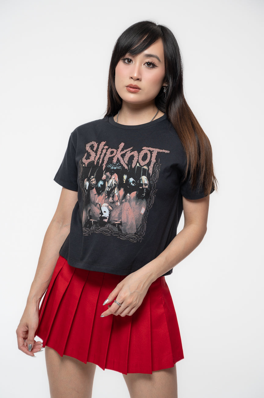 Slipknot Band Frame Crop Top product image 1