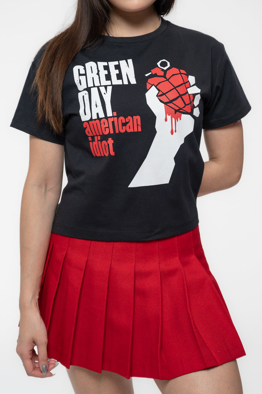 Green Day American Idiot Crop Top product image 3