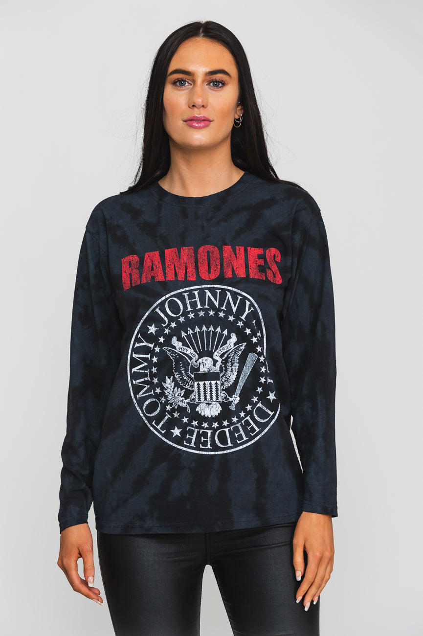 Ramones Presidential Seal Dip Dye Long Sleeve product image 1