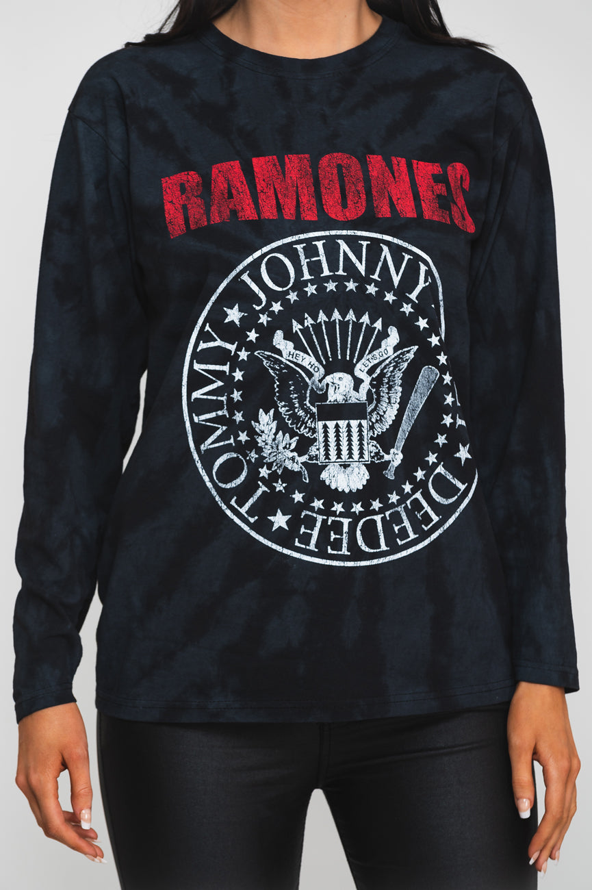 Ramones Presidential Seal Dip Dye Long Sleeve product image 3