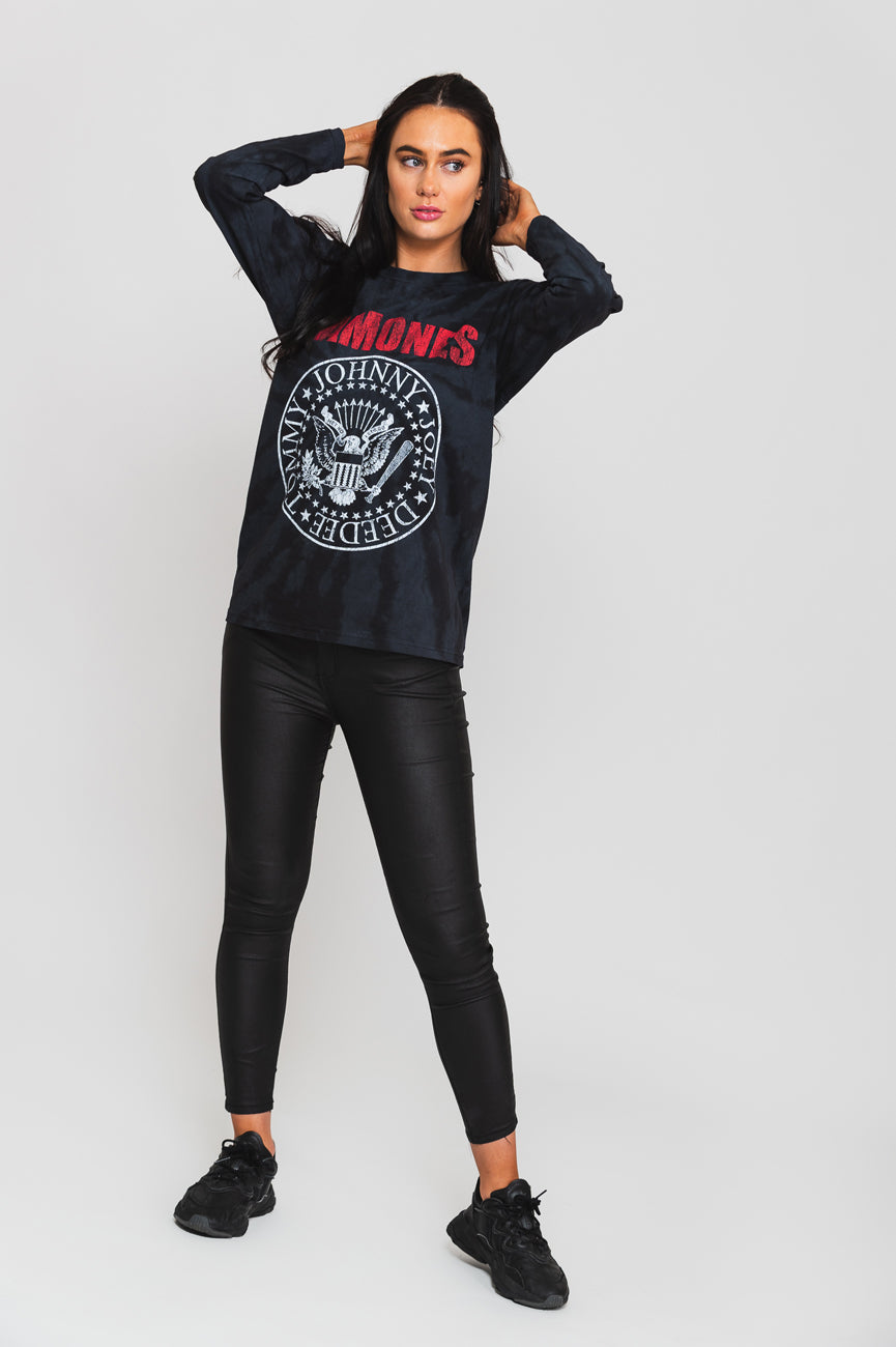 Ramones Presidential Seal Dip Dye Long Sleeve product image 5