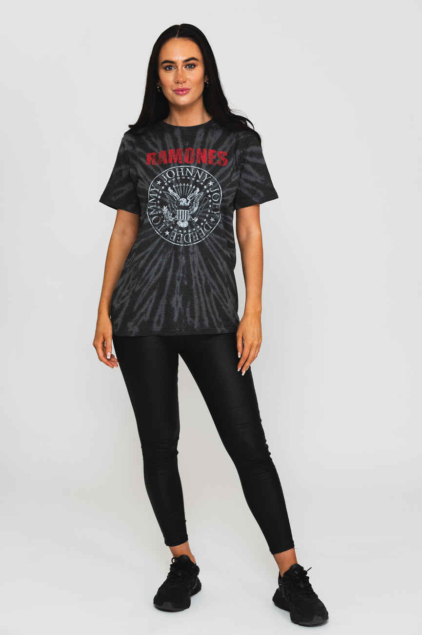 Ramones Presidential Seal Dip Dye T Shirt product image 2