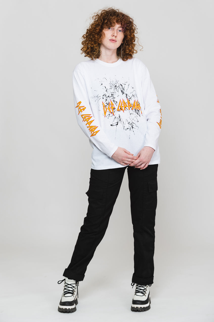 Def Leppard Shatter Band Logo Long Sleeve product image 2
