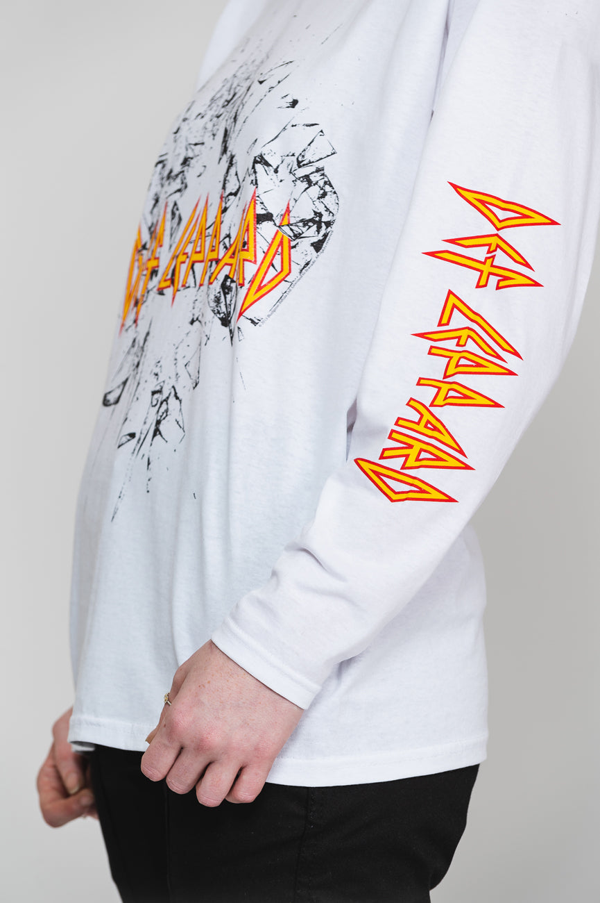 Def Leppard Shatter Band Logo Long Sleeve product image 3