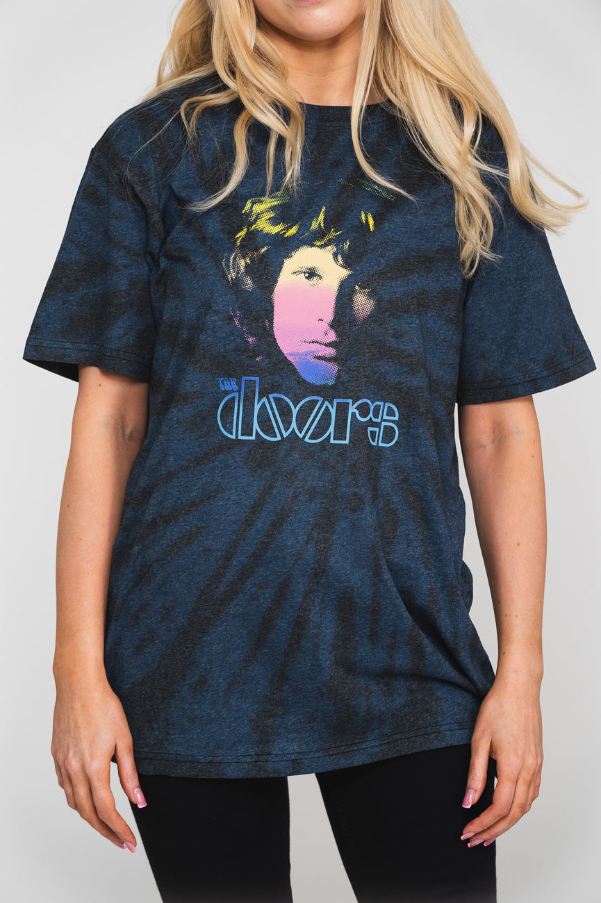 The Doors Halftone Gradient Tie Dye T Shirt product image 3
