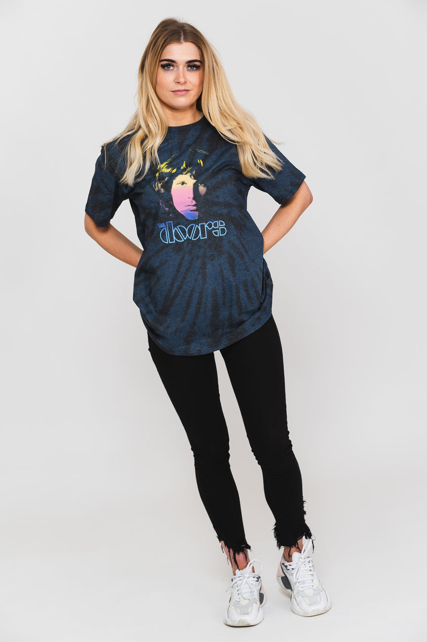 The Doors Halftone Gradient Tie Dye T Shirt product image 5