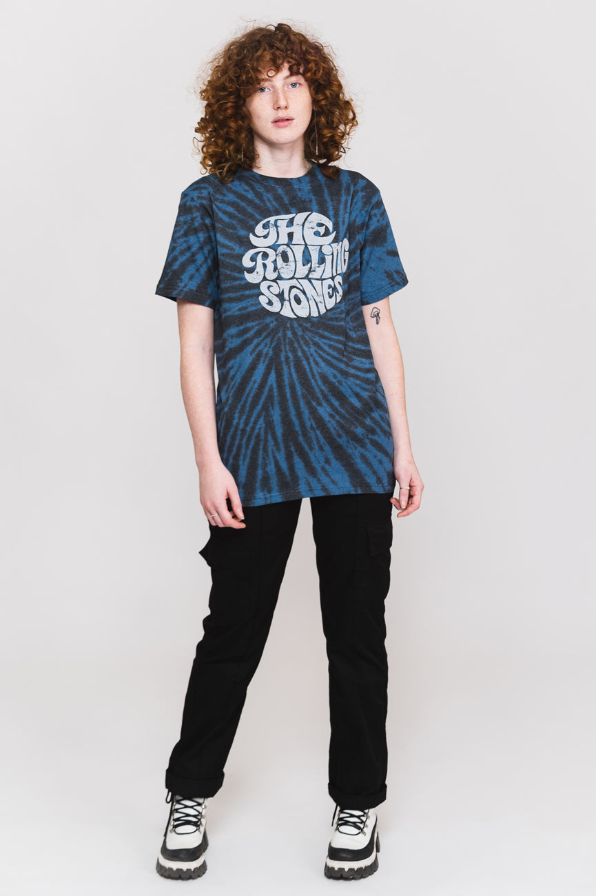 The Rolling Stones 70s Logo Dip Dye T Shirt product image 2