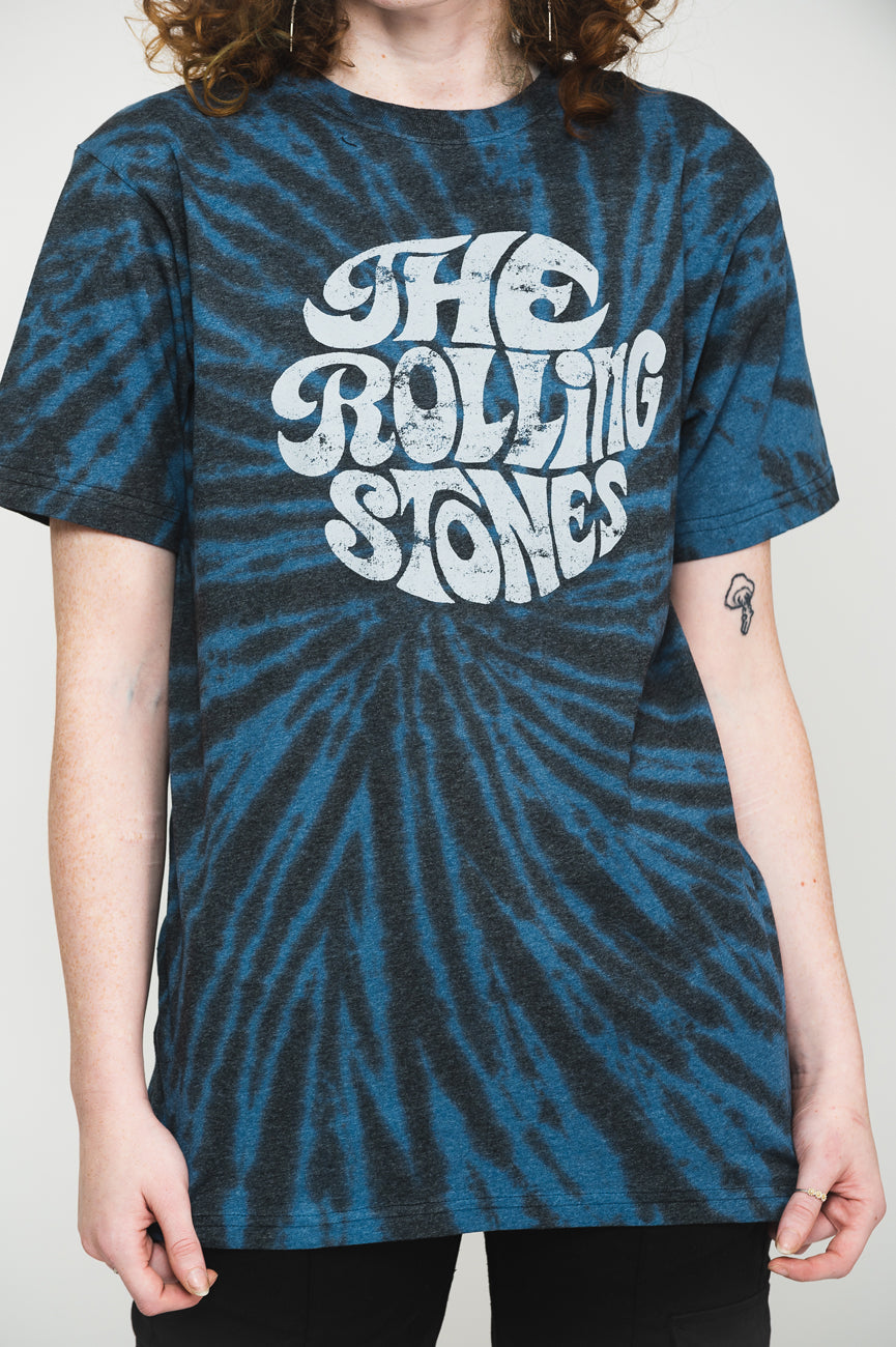 The Rolling Stones 70s Logo Dip Dye T Shirt product image 3