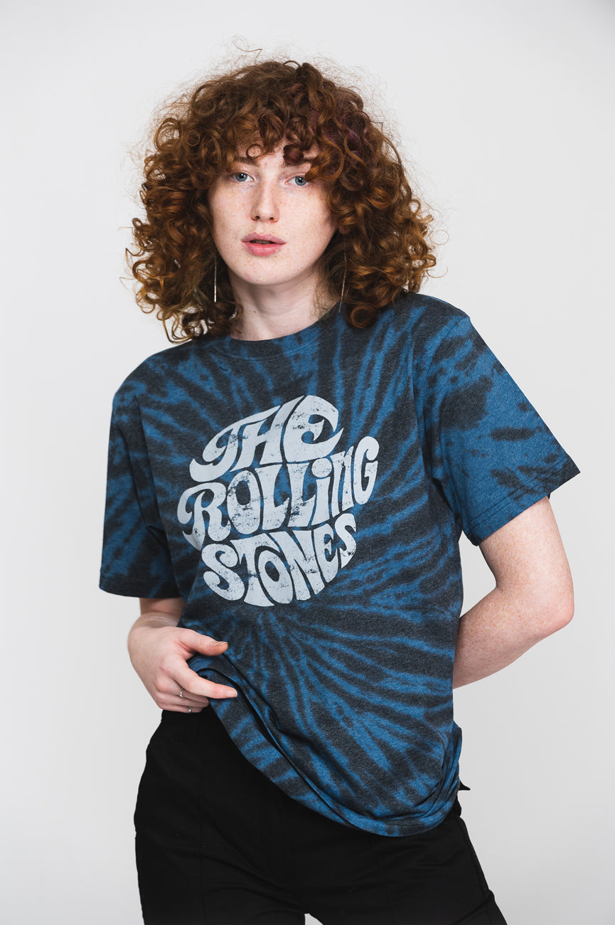 The Rolling Stones 70s Logo Dip Dye T Shirt product image 5