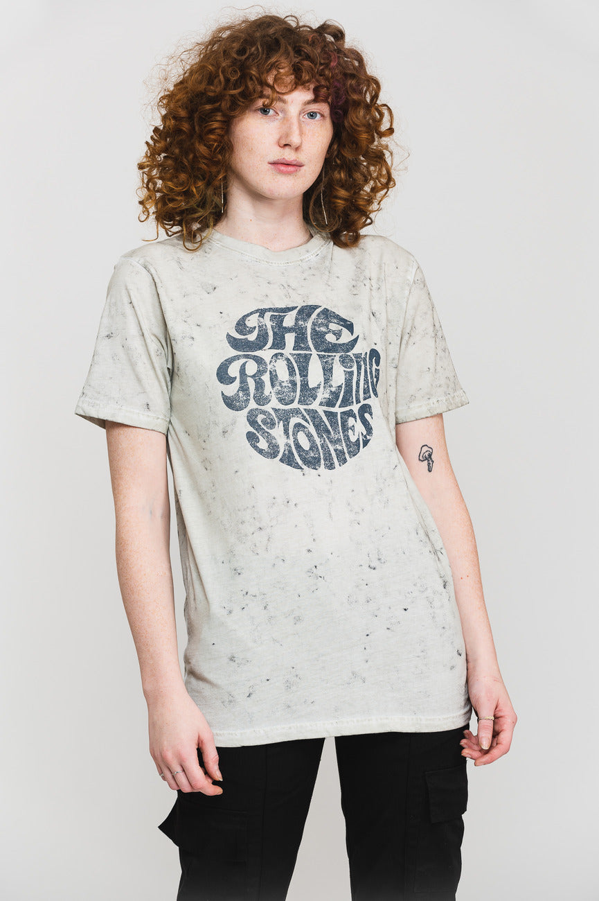 The Rolling Stones 70s Logo Dip Dye T Shirt product image 1