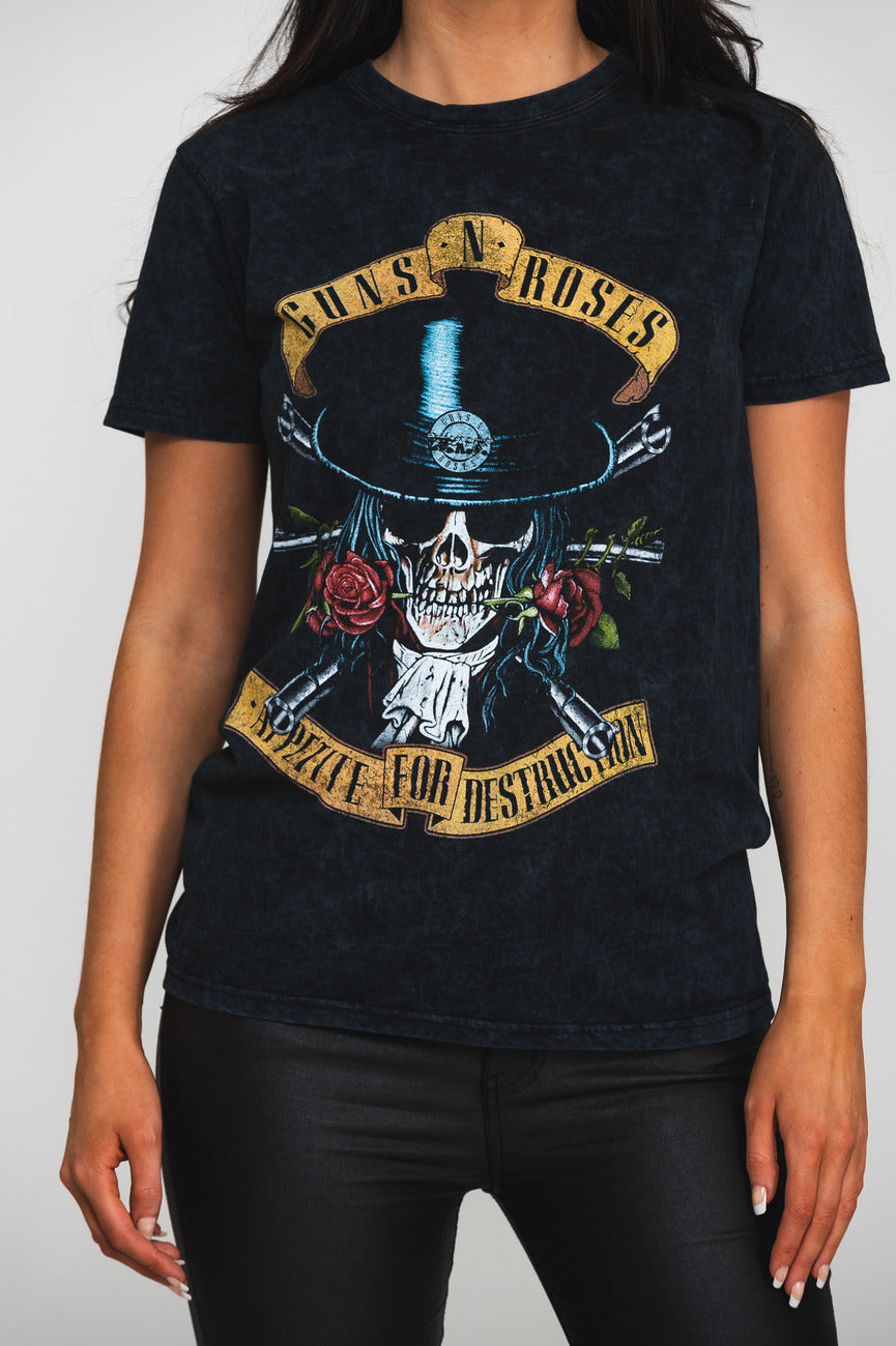 Guns N' Roses Appetite for Destruction Washed Dip Dye T product image 3