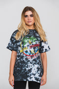 Bob Marley Were Jammin Neon Sign Dip Dye T Shirt product image 1