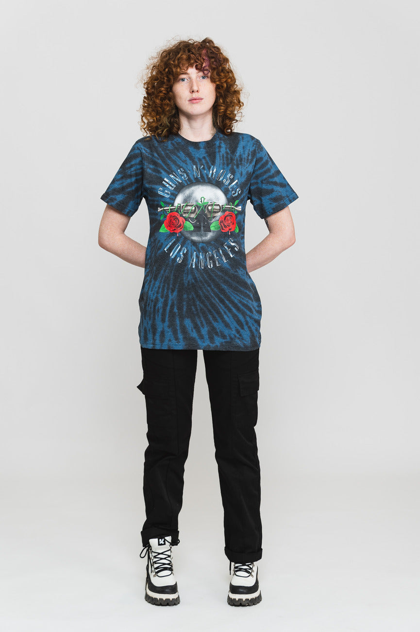Guns N' Roses Los Angeles Dip Dye T Shirt product image 2