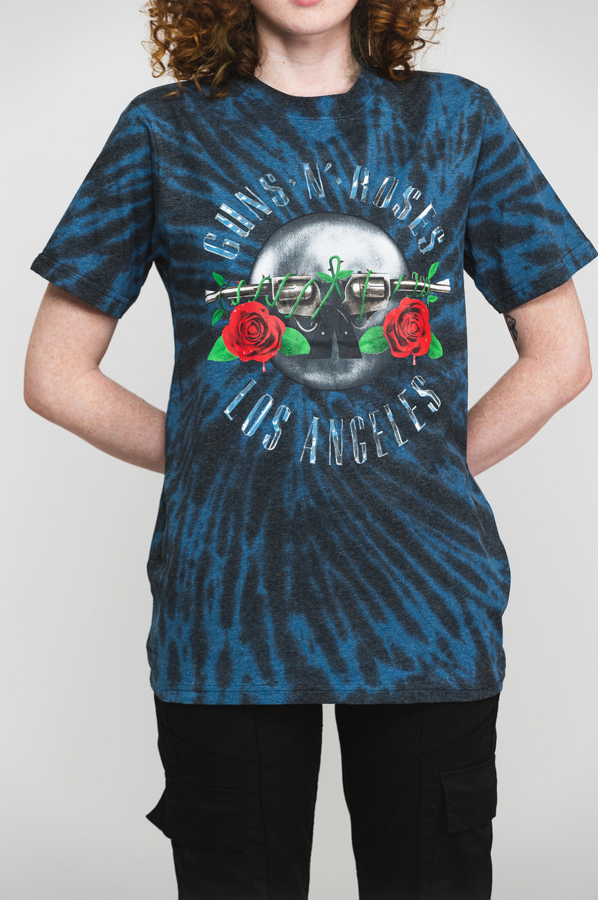 Guns N' Roses Los Angeles Dip Dye T Shirt product image 3