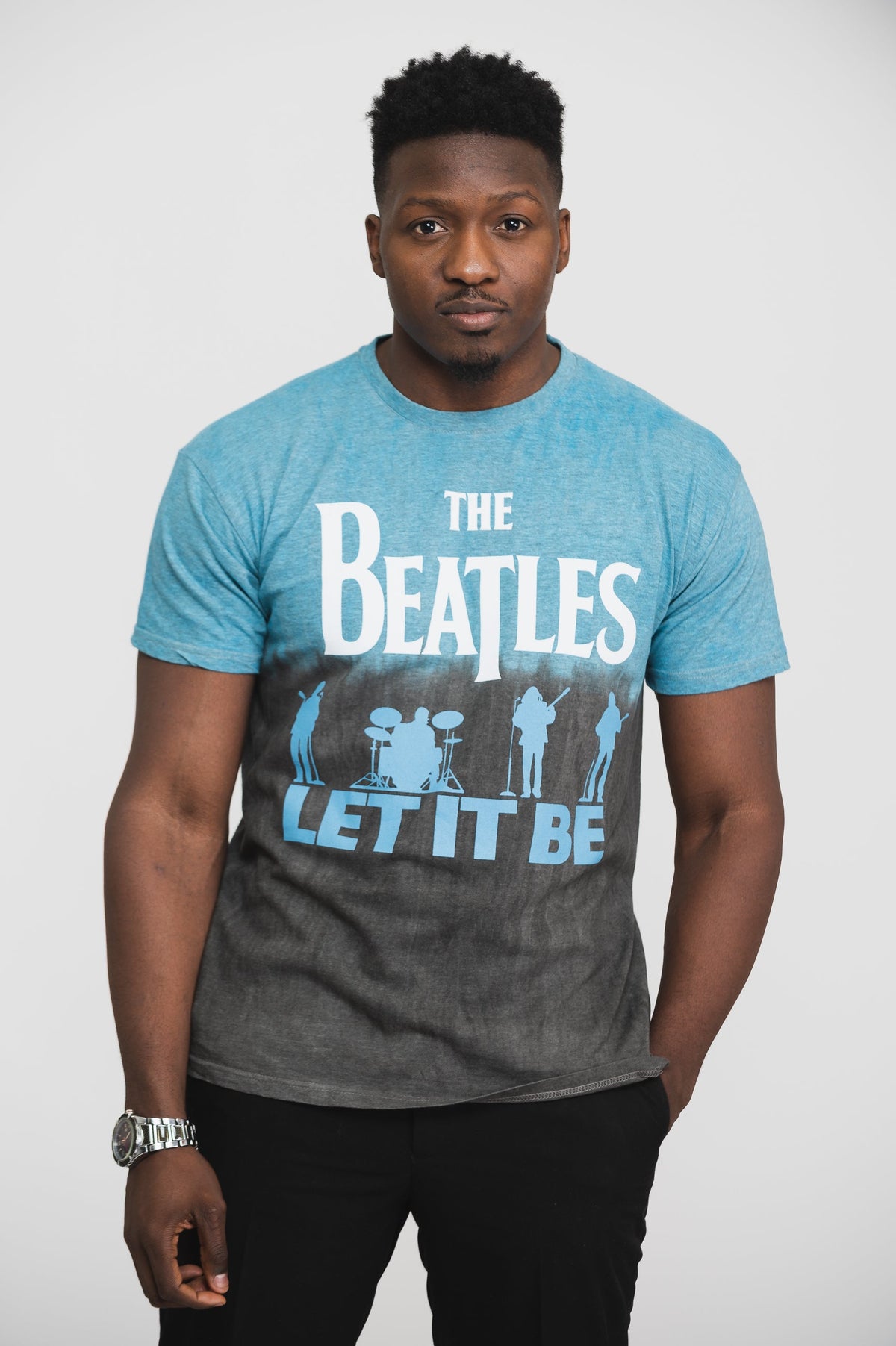 The Beatles Let It Be Split Dip Dye Tee product image 1